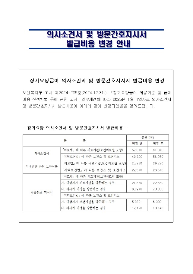 2025장기요양_의사소견서_및_방문간호지시서_발급비용_변경_안내001.jpg